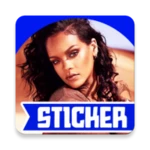 Logo of Rihanna Stickers for Whatsapp android Application 